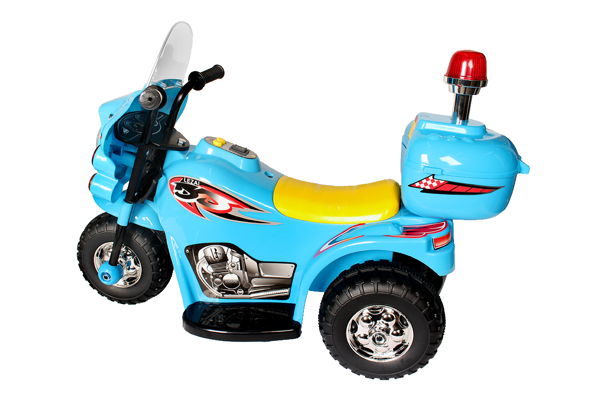Мотоцикл BUGATI на аккумуляторе голубой ТR 991B фотография №3