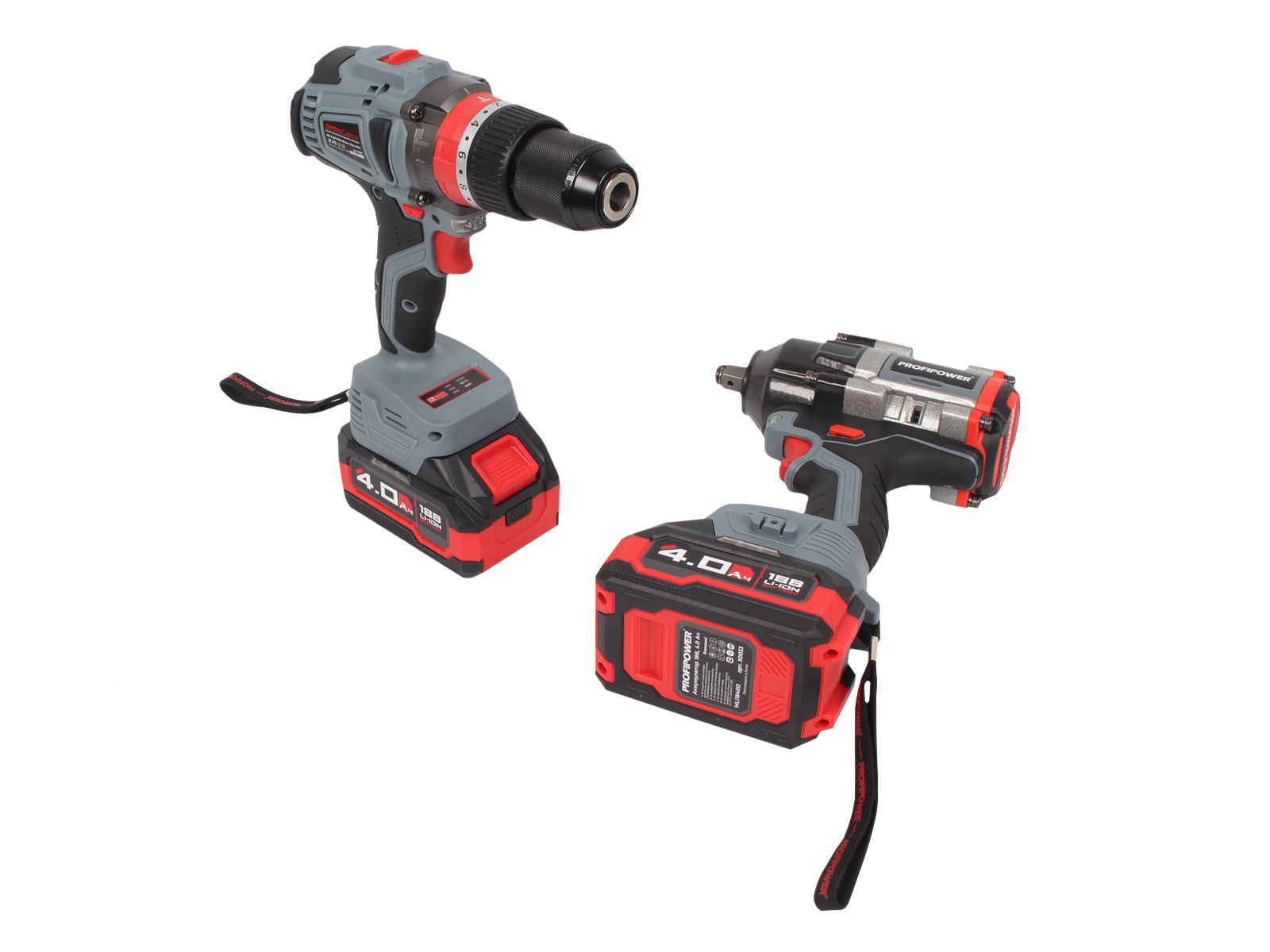 Набор электроинструмента ProfiPower ProfiSet 2С18 (гайковерт, шуруповерт) фотография №4