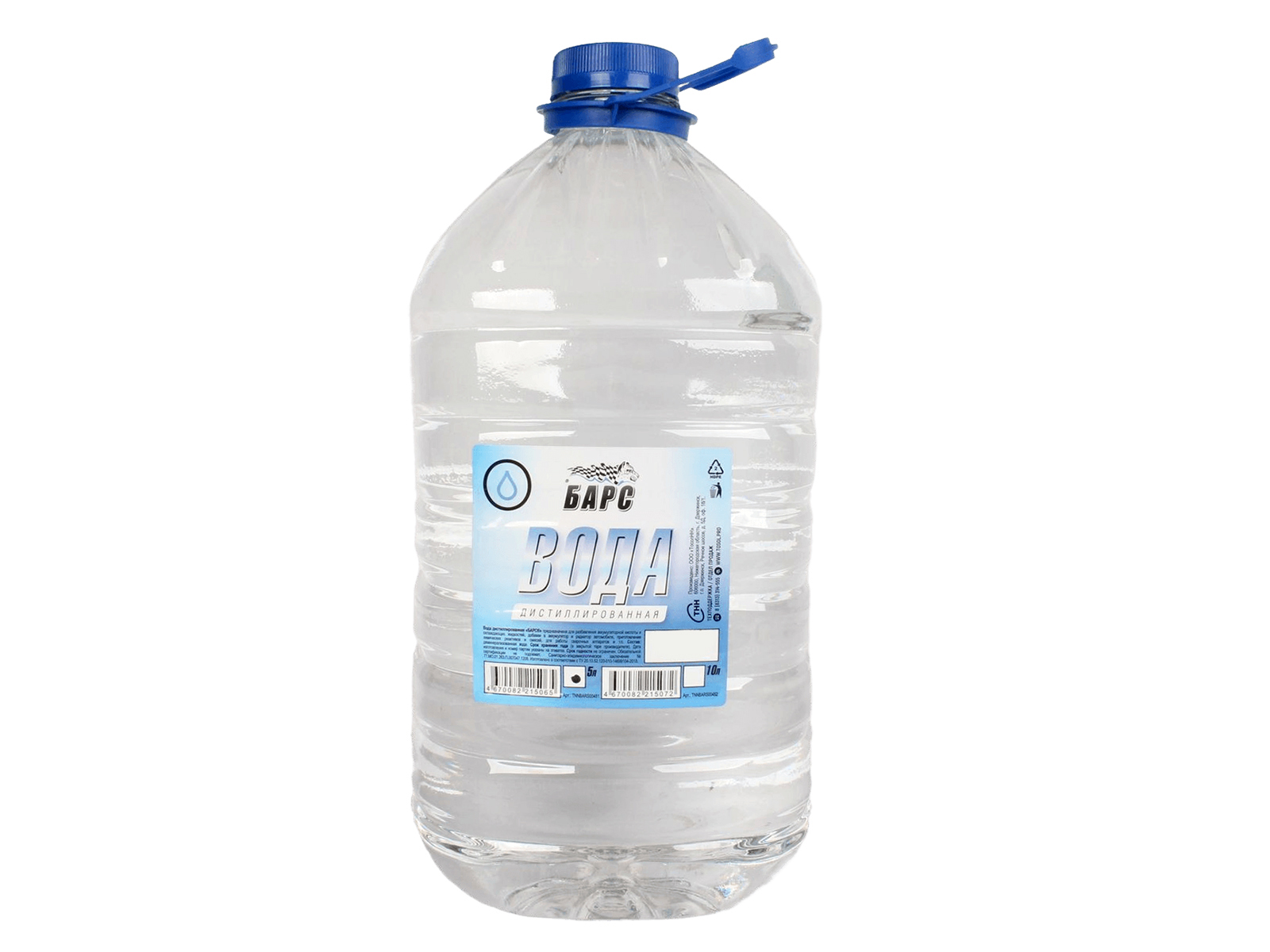 Вода дистиллированная 5л БАРС фотография №1