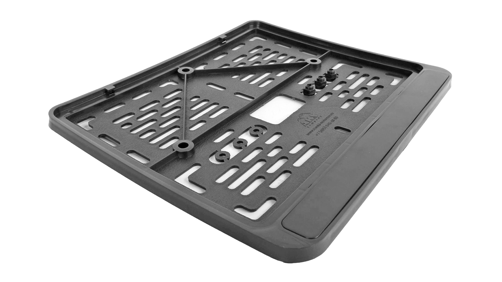 Рамка для номера мотоцикла с защелкой квадратная С/О фотография №3