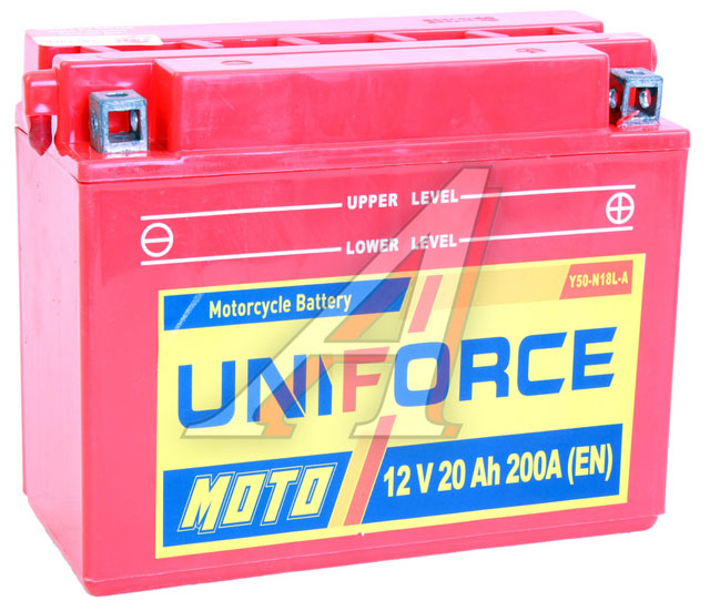 Аккумуляторная батарея UNIFORSE мотоY50-N18L-A 6СТ20 *520 012 020 фотография №1