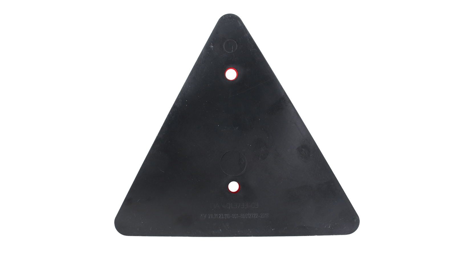 Световозвращатель треугольный красный с рамкой фотография №3
