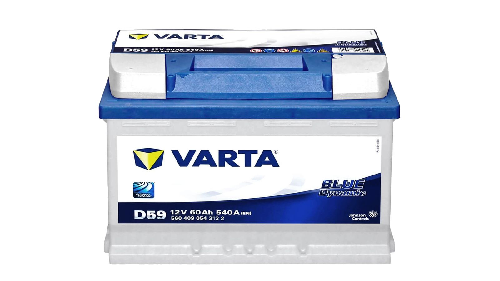 Аккумуляторная батарея VARTA BLUE 6СТ60 D59 * 560 409 054 фотография №1