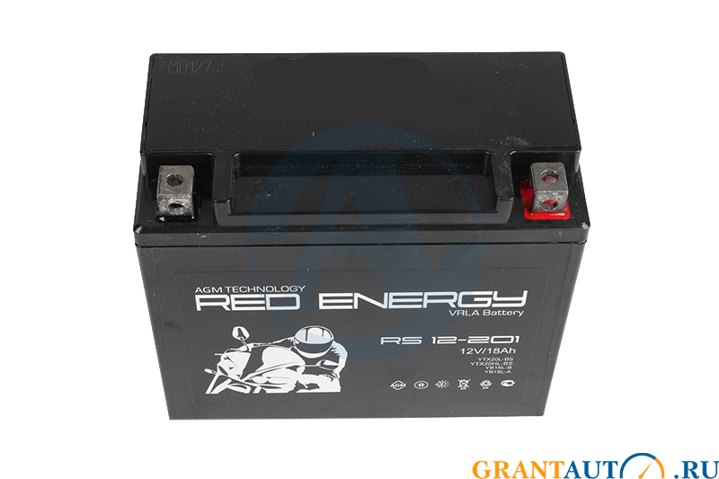 Аккумулятор мотоциклетный Red Energy RS 12201 YTX20L-BS 6СТ18 фотография №2
