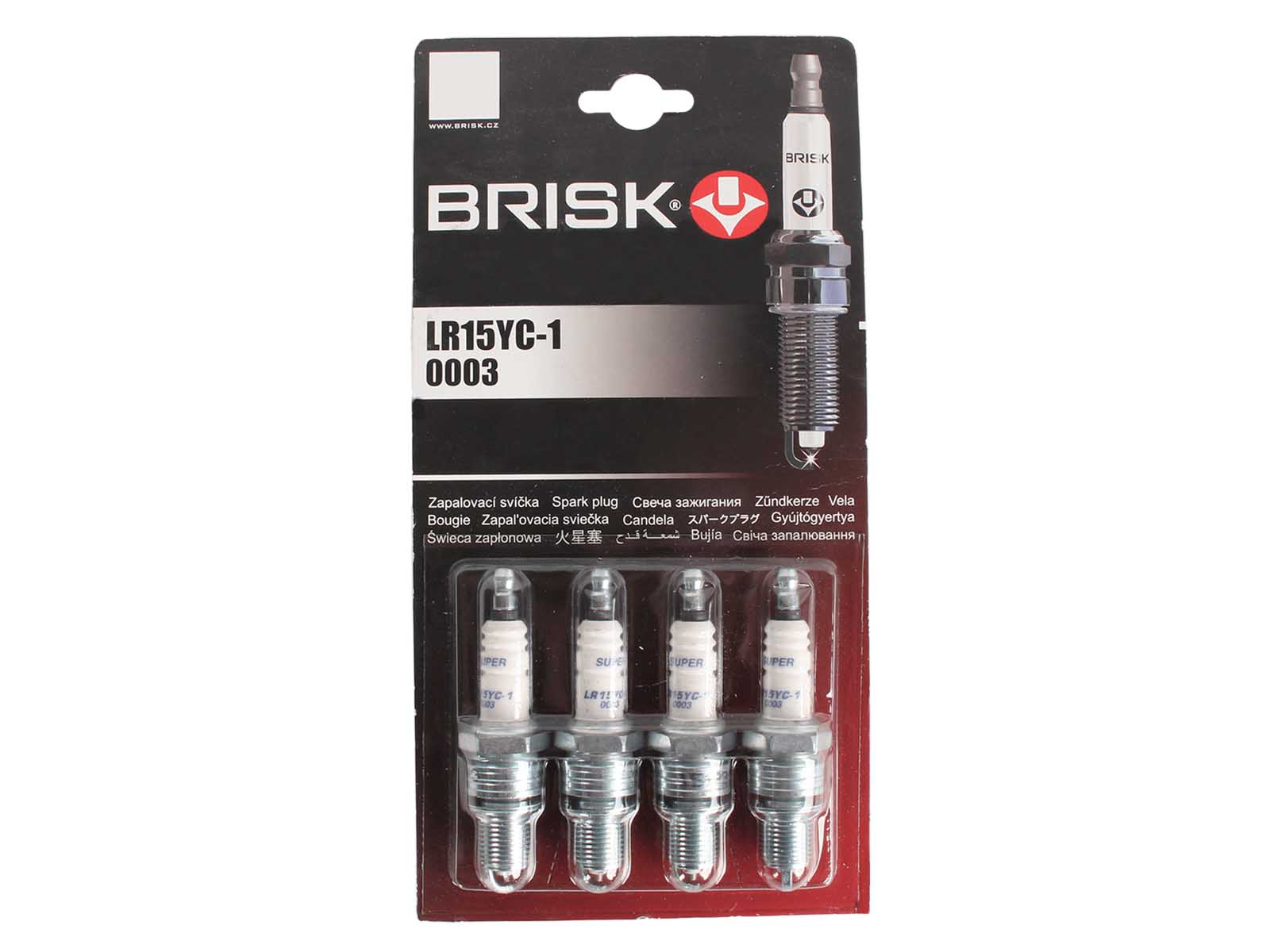 Свеча зажигания BRISK LR15YC-1 комплект фотография №1