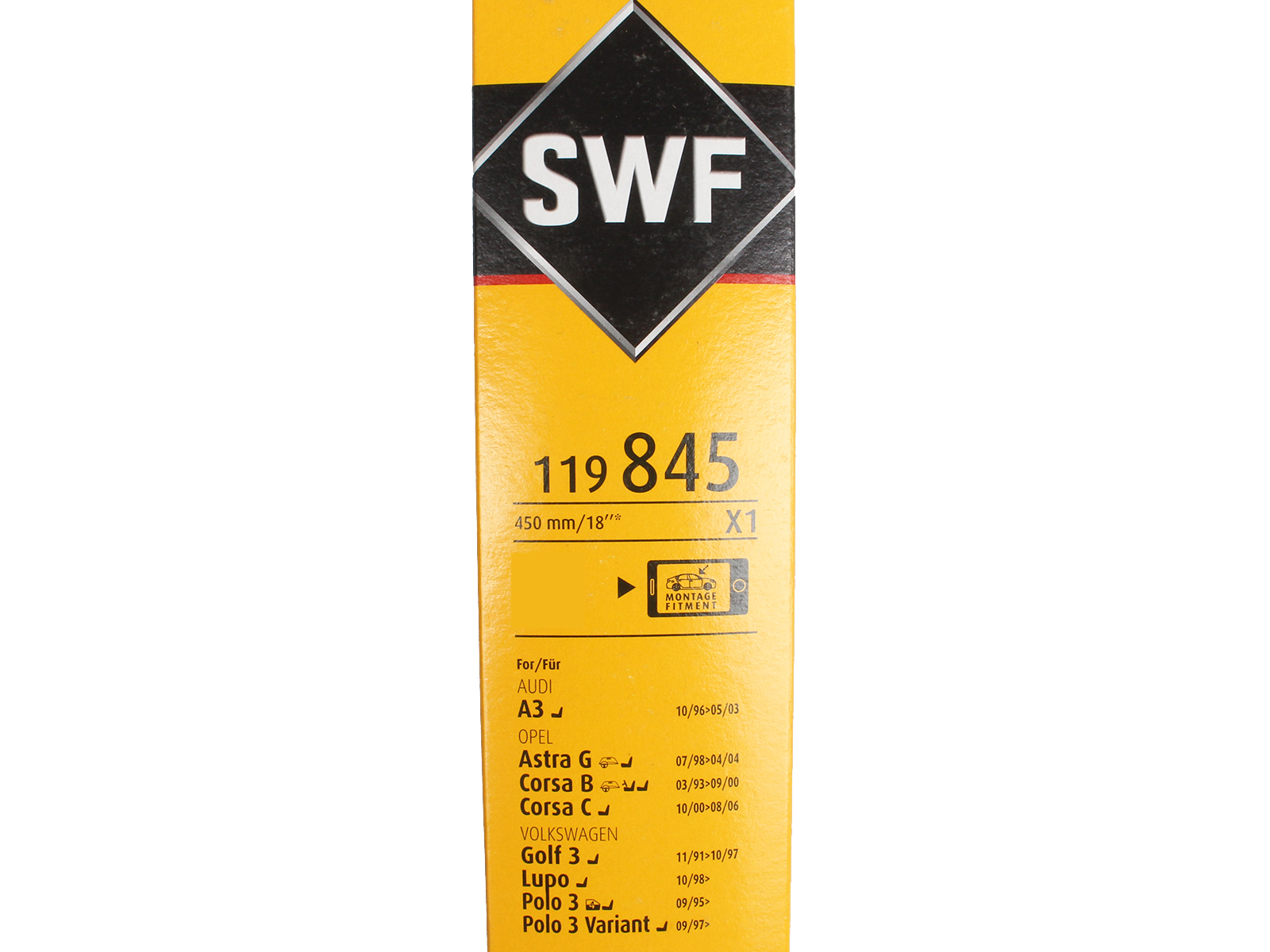 Щетка стеклоочистителя SWF VISIO NEXT 119845 450мм фотография №5 Щетка стеклоочистителя SWF VISIO NEXT 119845 450мм фотография №5