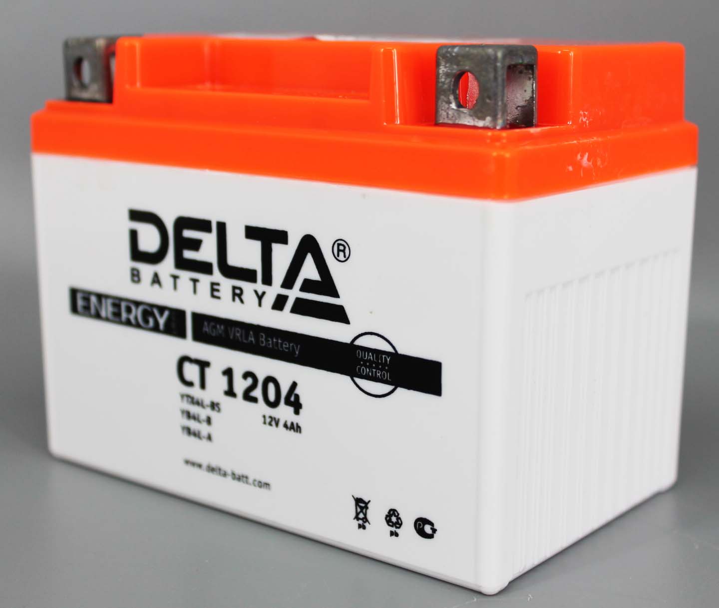 Аккумуляторная батарея DELTA 1204 YB4L-B, YTX4L,YB4L-A 6СТ4 фотография №1
