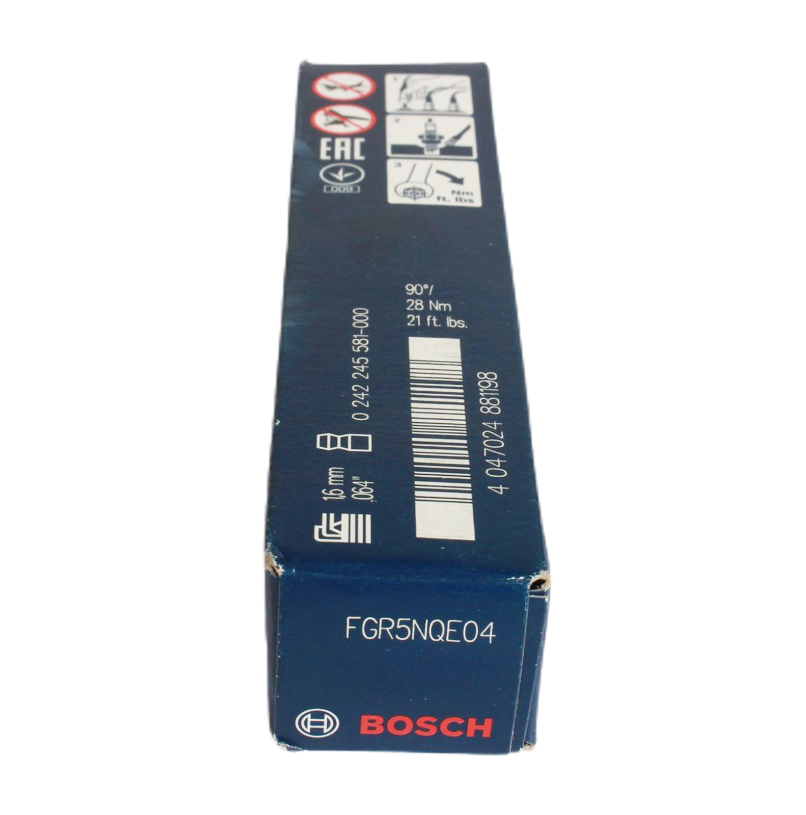 Свеча зажигания BOSCH 0242245581 фотография №2