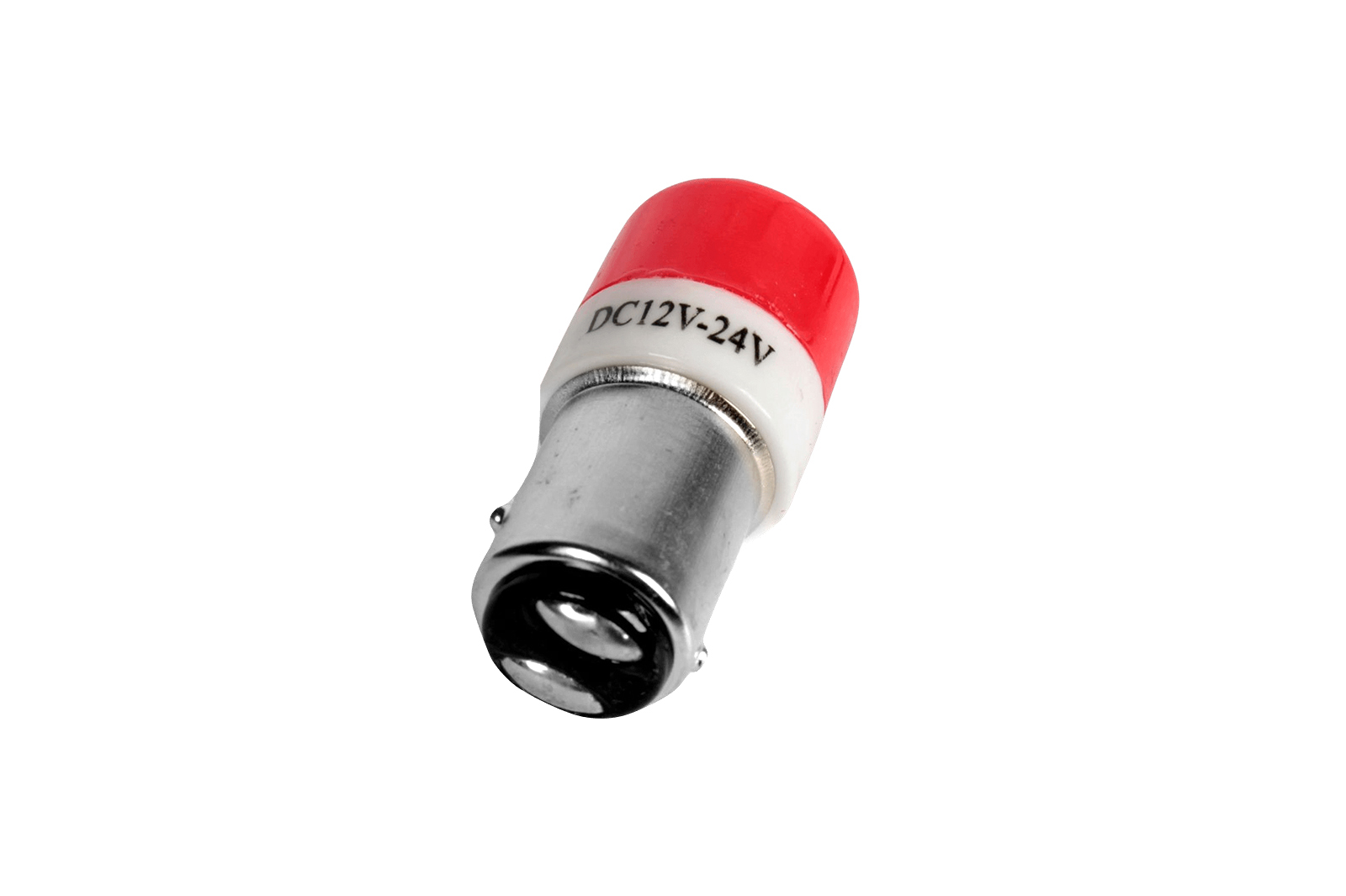 Лампа 12V-24Vx21/5W диодная стробоскоп красная фотография №2
