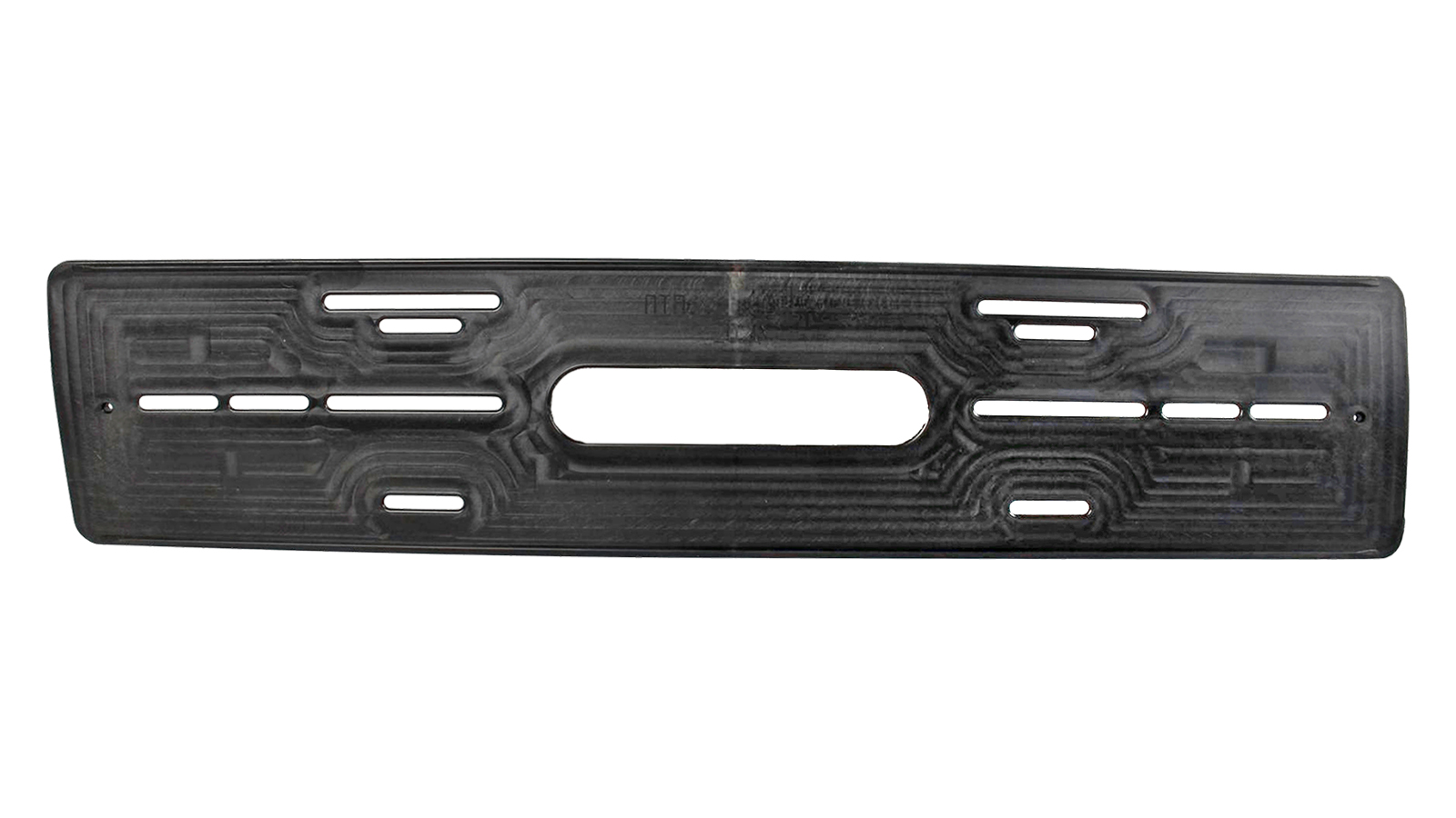 Подкладка под рамку номерного знака чёрная PA фотография №1