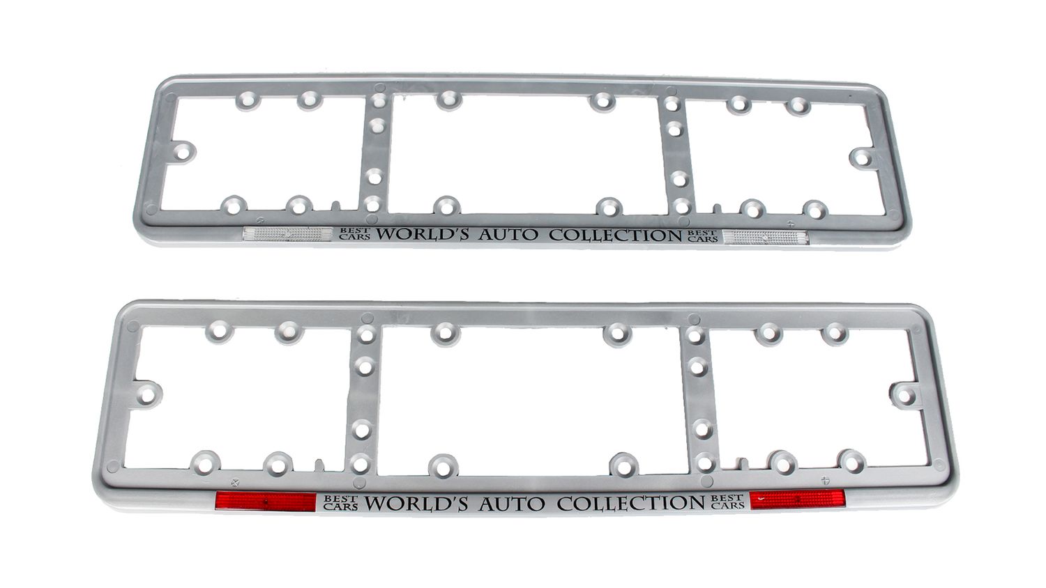 Рамка знака номерного серая малая 2 штуки AB-007G фотография №1