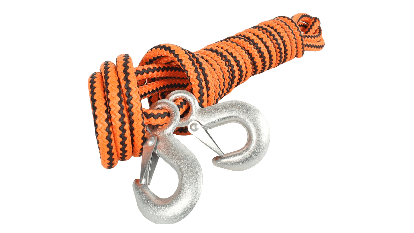 Трос буксировочный канатный 5т 2 крюка фотография №3