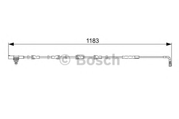 Датчик износа колодок BOSCH 1987473031 фотография №1