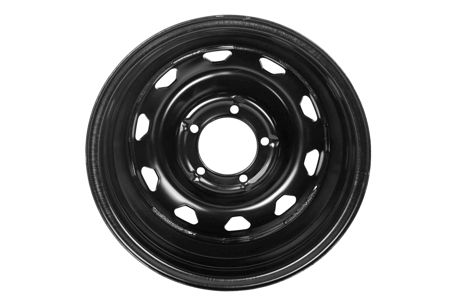 Диск колеса R16х6.5 УАЗ-Патриот штампованный черный 1 штука ТЗСК фотография №3