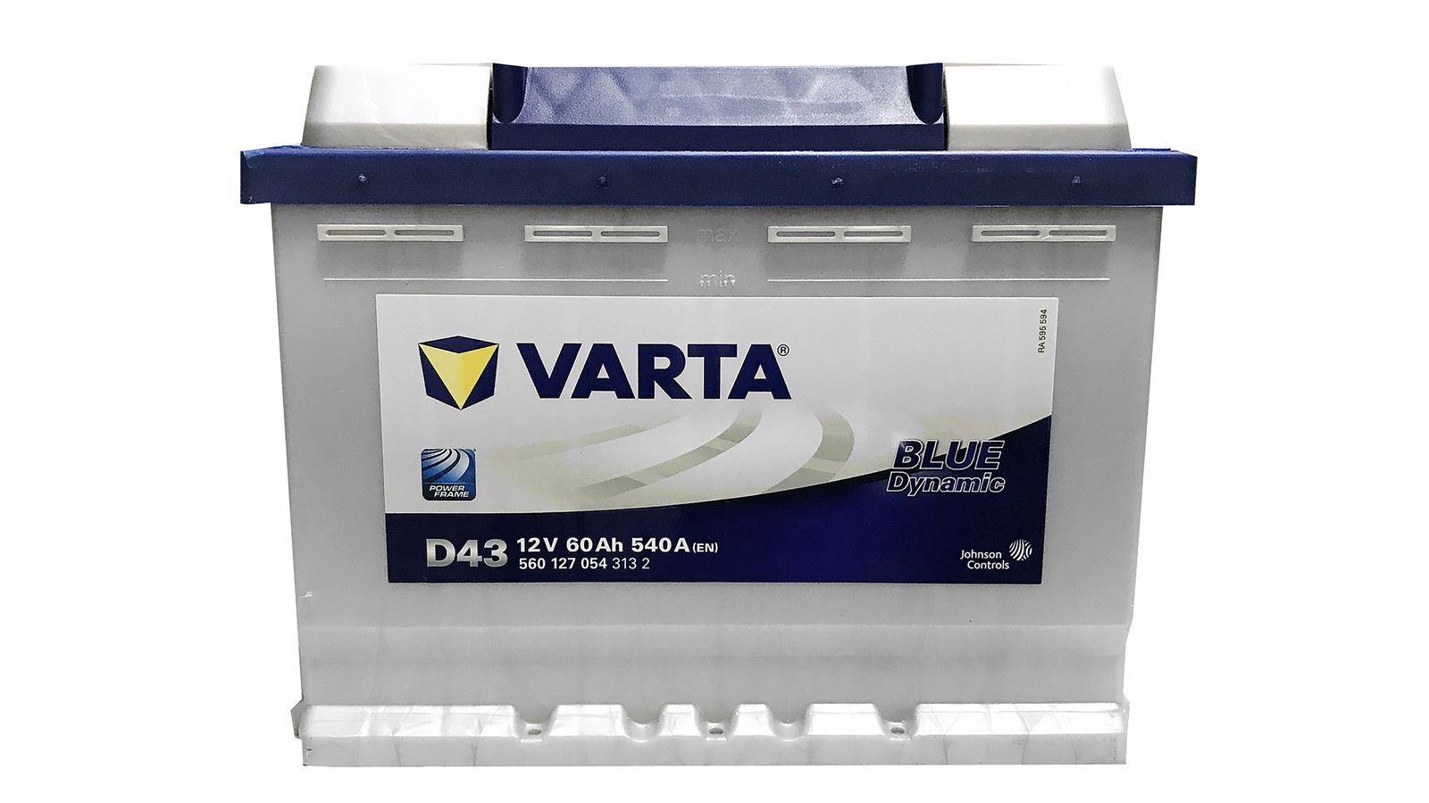 Аккумуляторная батарея VARTA BLUE 6СТ60 D43   560 127 054 540 А фотография №1