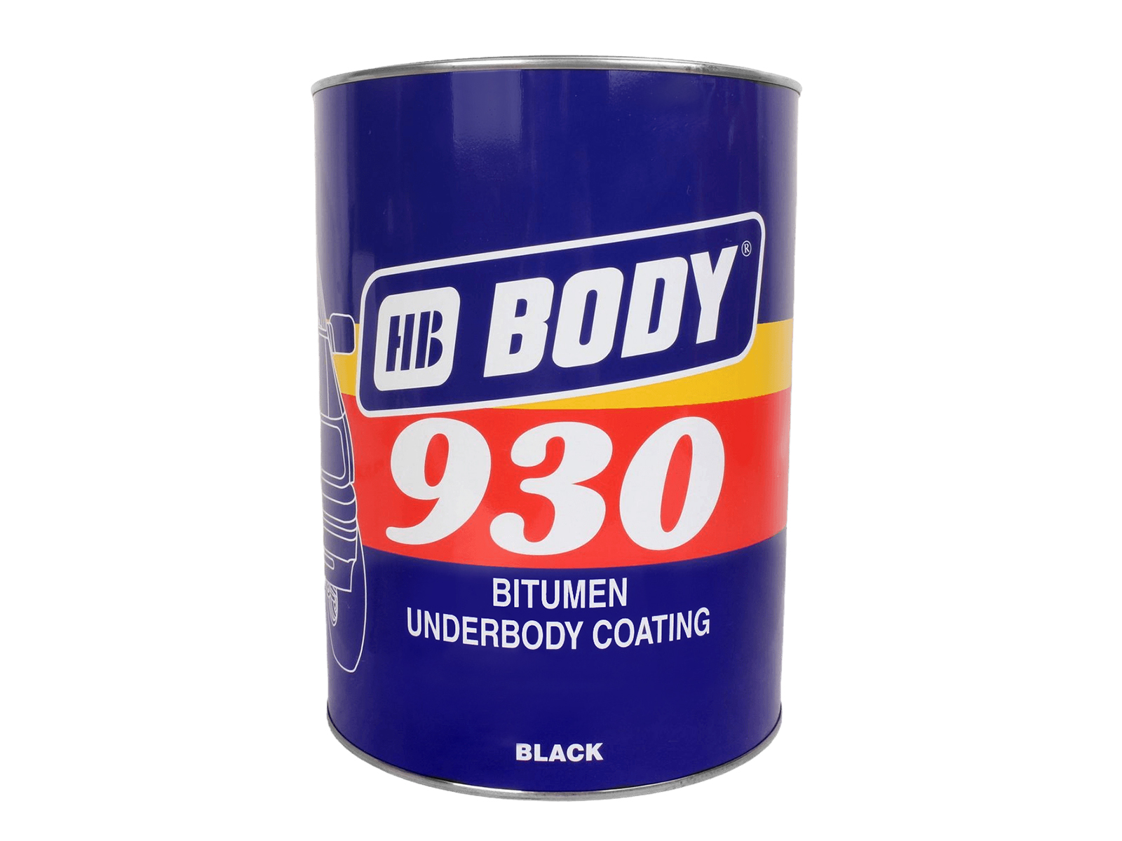 Антикор BODY-930 черный 5кг фотография №1