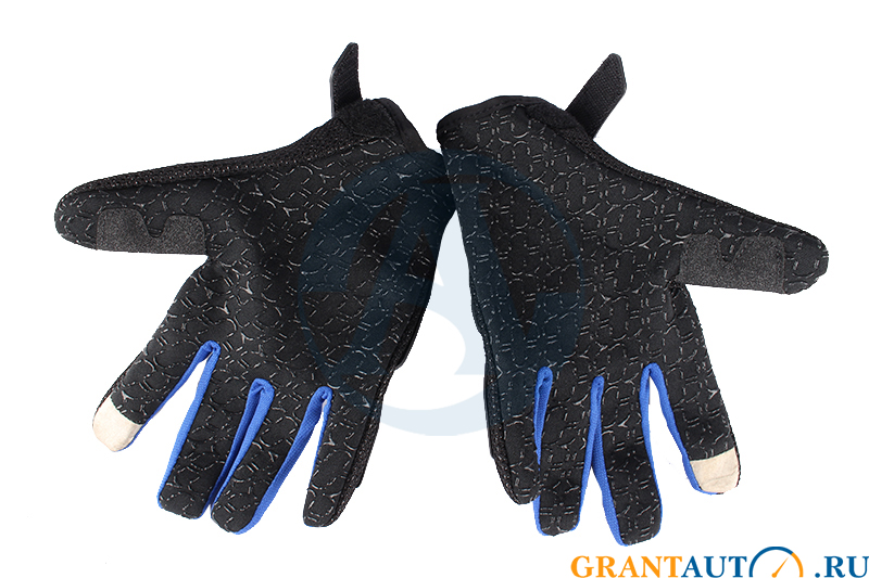Перчатки защитные V005 синие M фотография №2