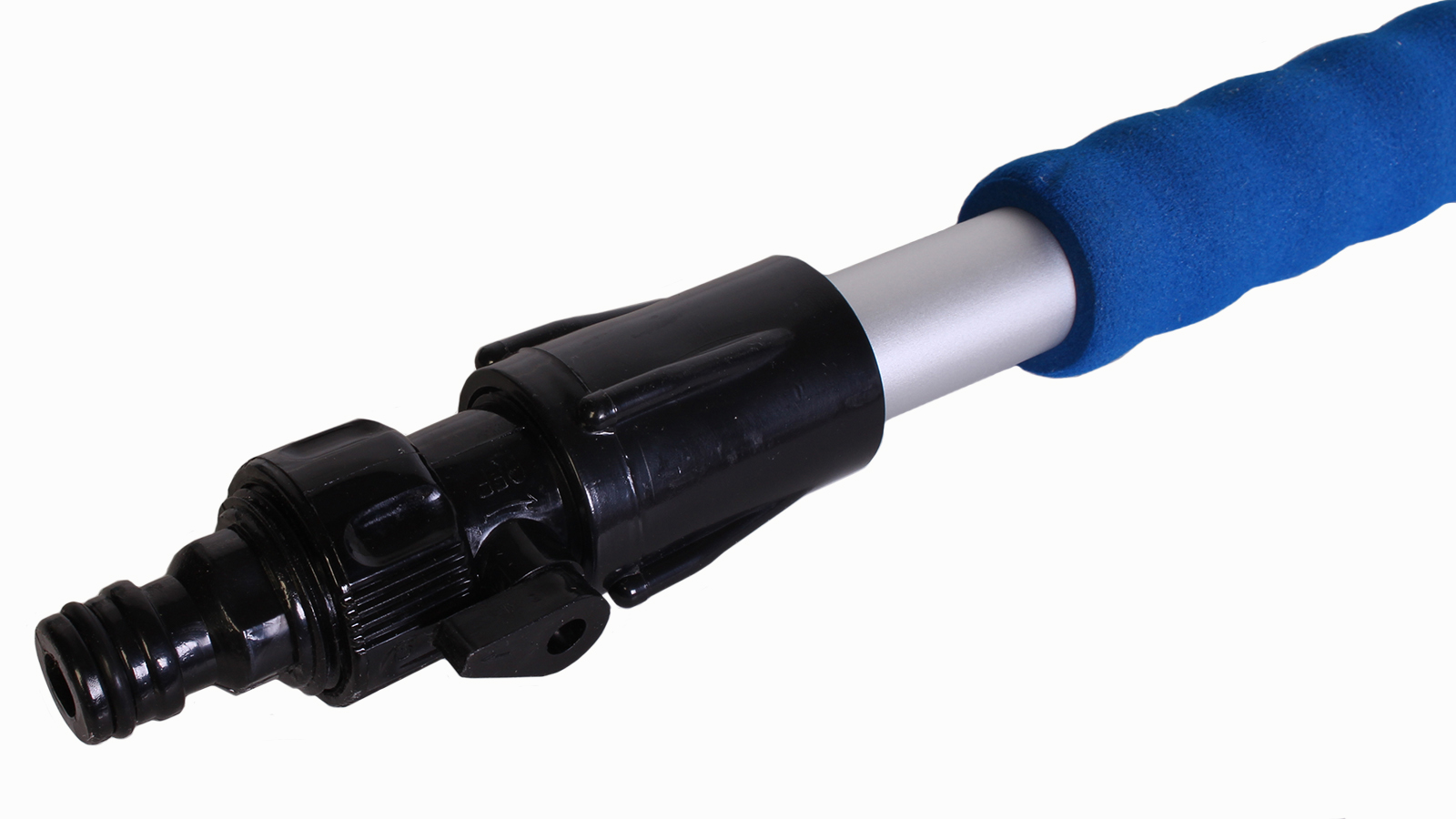 Щетка MEGAPOWER для мойки под шланг телескопическая с клапаном регулировки воды 100-170см M-71703 фотография №3
