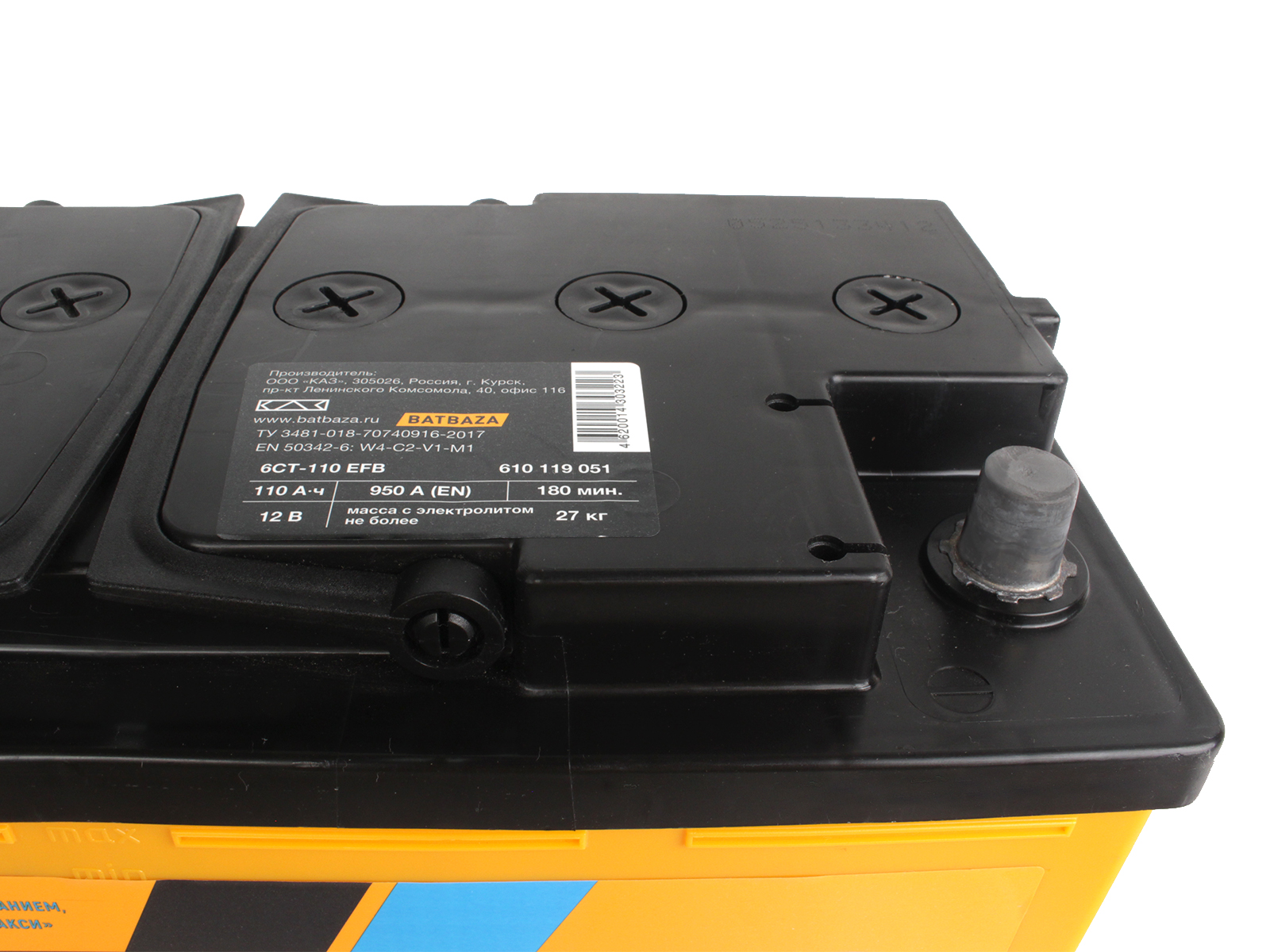 Аккумуляторная батарея FORSE EFB 6СТ110 фотография №4