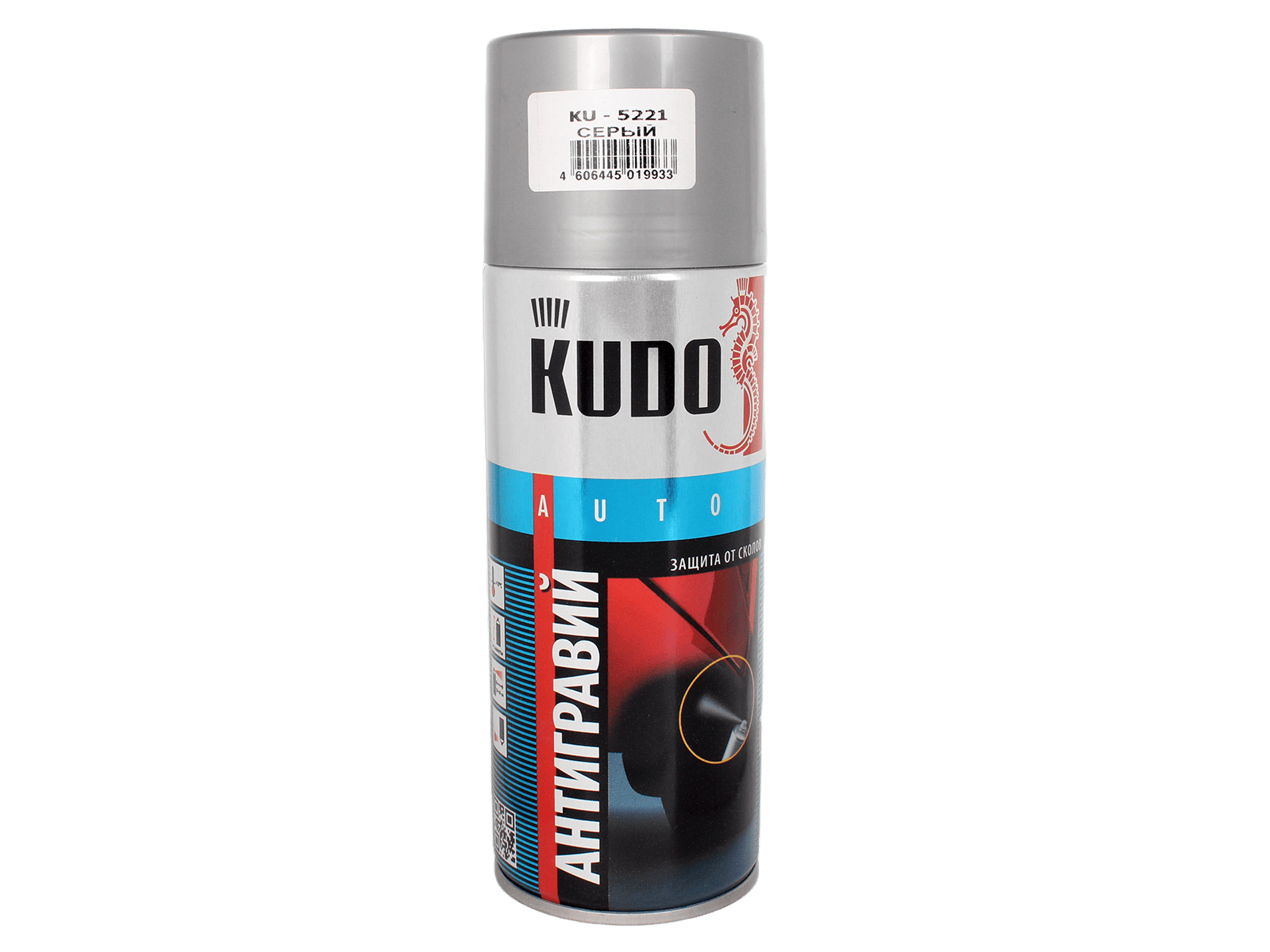 Антигравий серый 520мл KUDO KU-5221 фотография №1