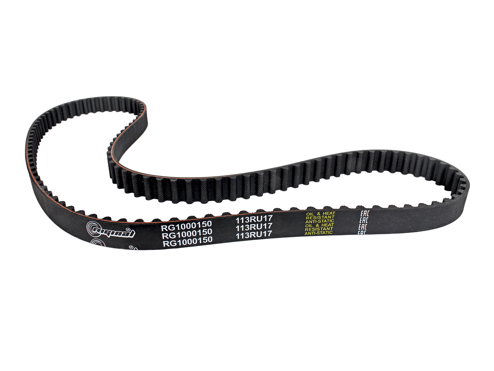 Ремень ГРМ для а/м ВАЗ-2190 дв. 21116, 8-кл., 113 зуб., 17 мм Riginal фотография №3