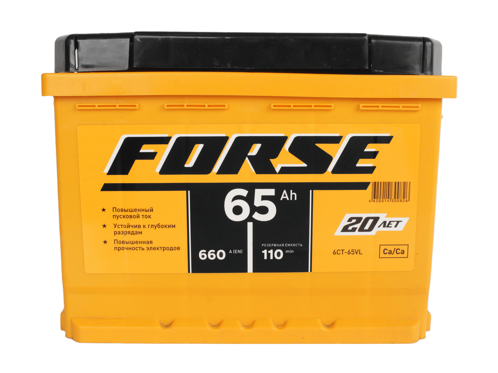 Аккумуляторная батарея FORSE 6СТ65 6СТ65 1000 фотография №1