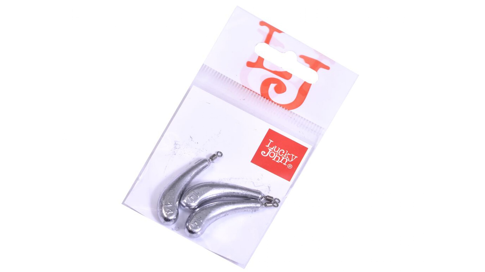 Груза Lucky John DROP SHOT BANANA 14г 3шт фотография №1