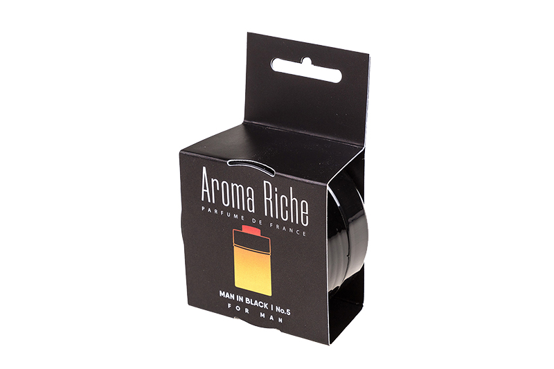 Автомобильный ароматизатор Aroma Riche мужской Man in Black №5 по мотивам Bvlgari Man in Black Bvlgari 50г фотография №1