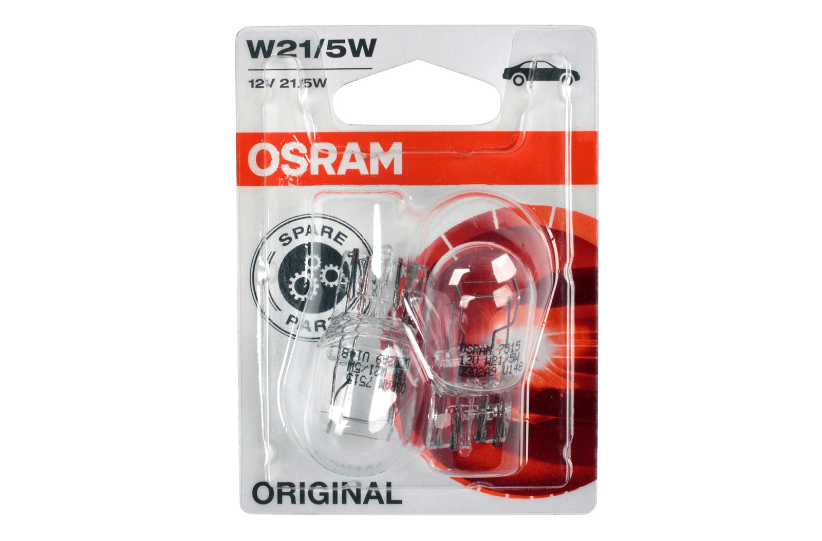 Лампа 12V 21/5W W21/5W OSRAM O-7515-02B комплект фотография №1