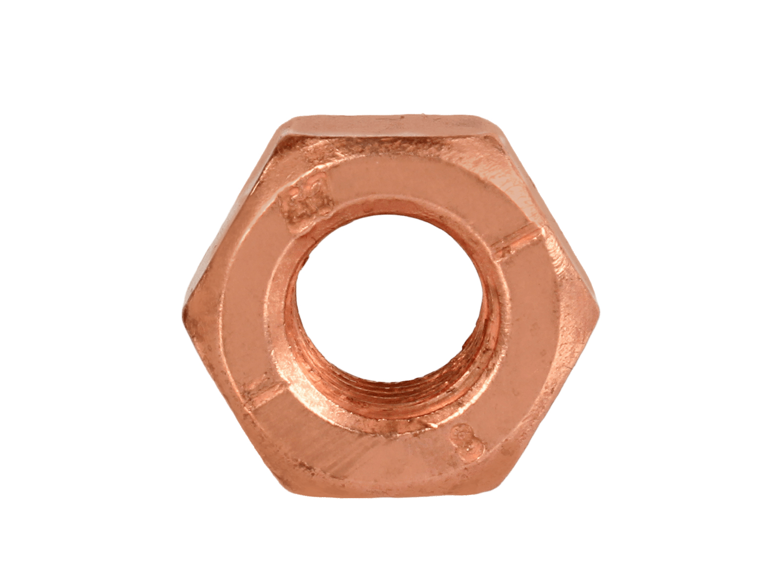 Гайка М10х1.25х17 приемной трубы КАМАЗ ЗИЛ омедненная фотография №1