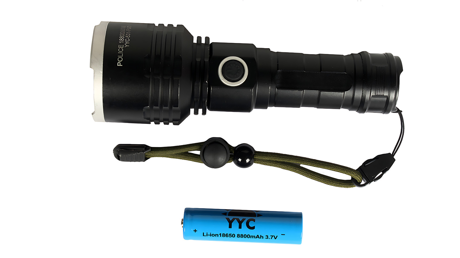 Фонарь светодиодный ручной АКБ USB YYC-531-P90 фотография №4