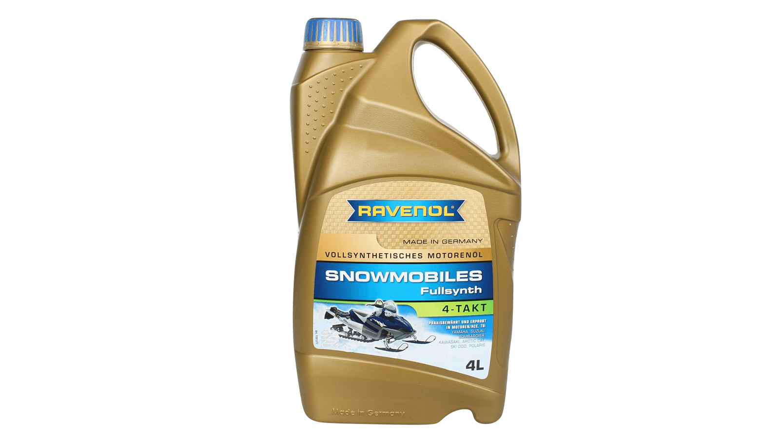 Масло моторное RAVENOL SNOWMOBILES Fullsynth. 4T 4л фотография №1