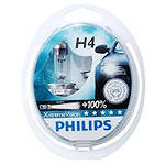 Набор ламп 12Vx60/55W H4 PHILIPS X-TREME VISION 2шт. P-12342 XV2 фотография №1