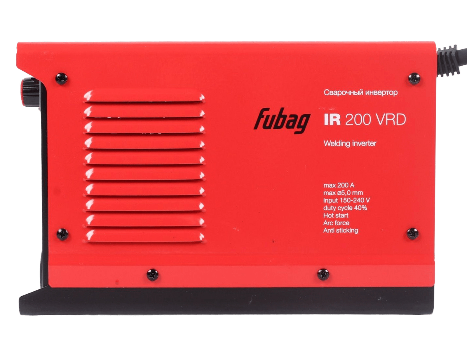 Аппарат сварочный Fubag IR 200 V.R.D. фотография №2