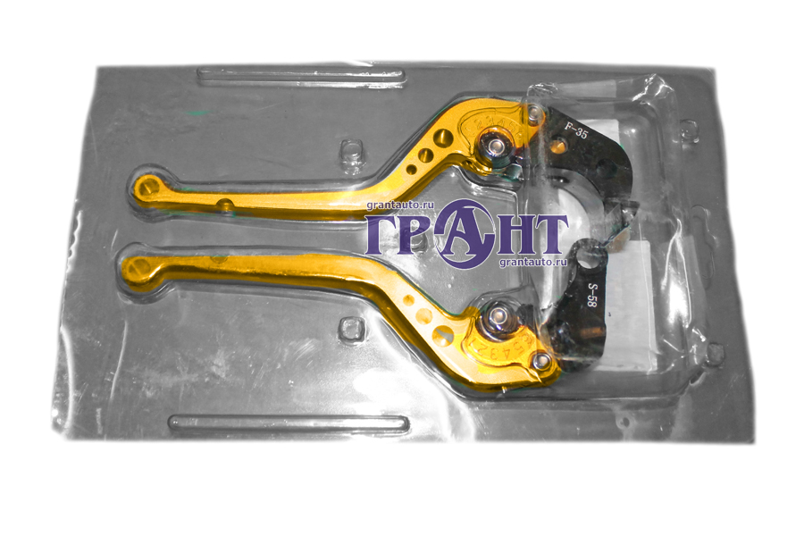 Ручки стандарт GSXR600 11-13 gold комплект фотография №1