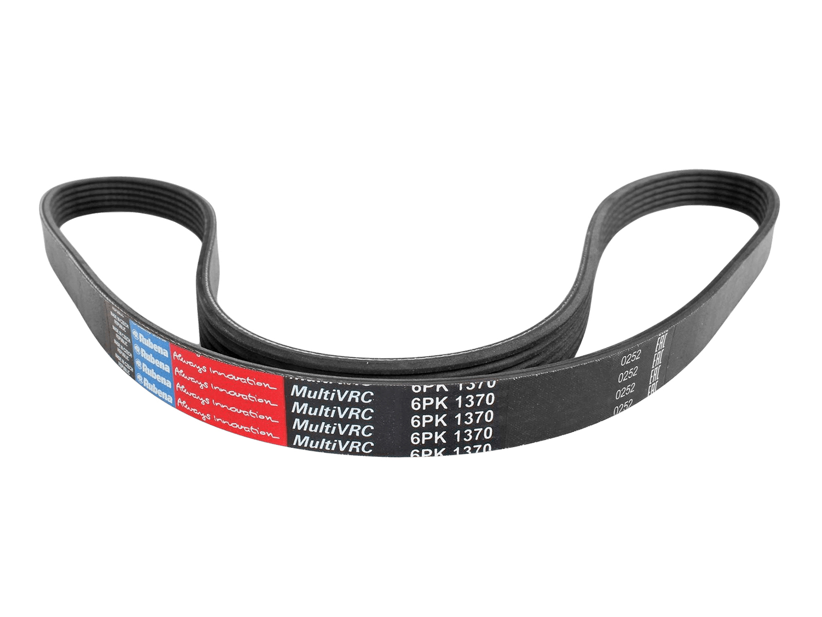 Ремень ЗМЗ-406 генератора с ГУР 4216 ЕВРО-4 RUBENA 6PK1370 фотография №2