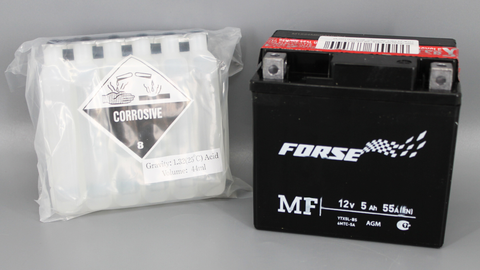 Аккумуляторная батарея FORSE мото YTX5L-BS 6СТ5 фотография №1