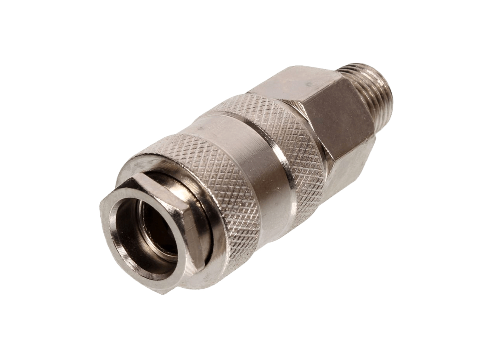 Быстросъемное соединение муфта с наружной резьбой 1/4 ANROKEY фотография №2