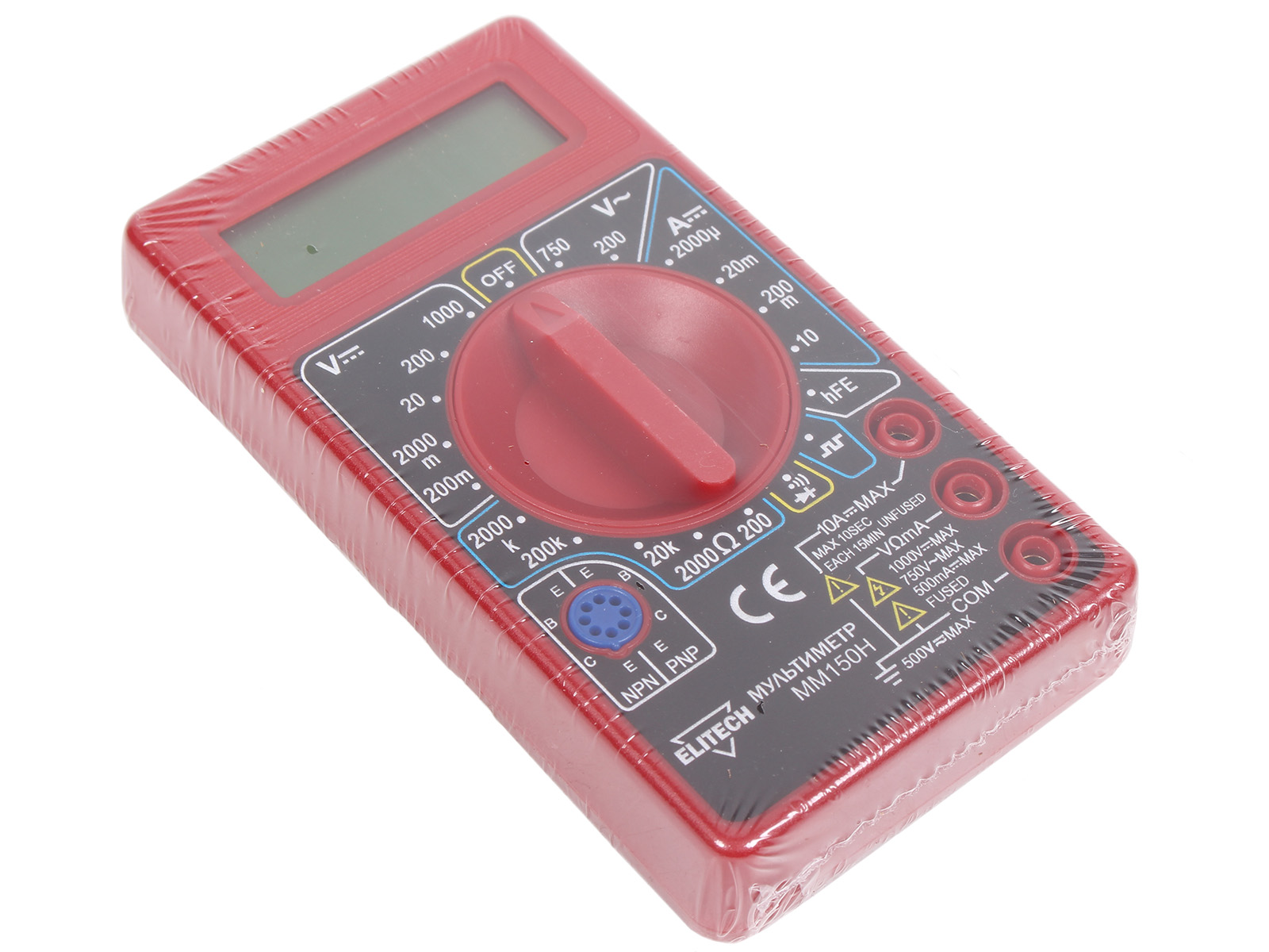 Мультиметр ELITECH ММ 150Н фотография №4