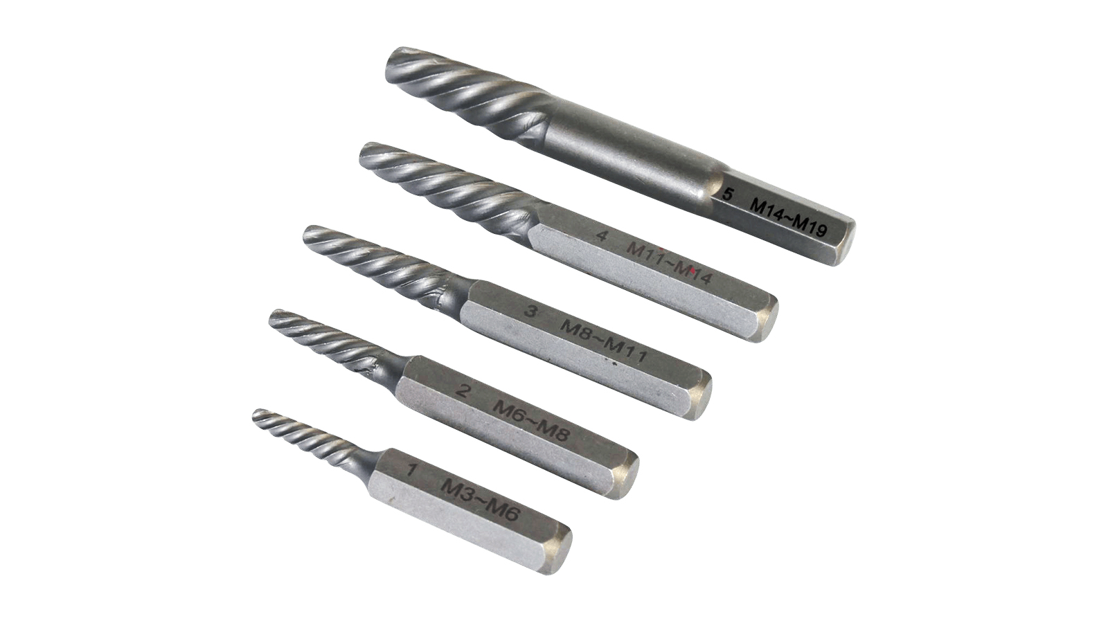 Набор экстракторов JTC 5/16 х М3-М18 5 предметов фотография №2