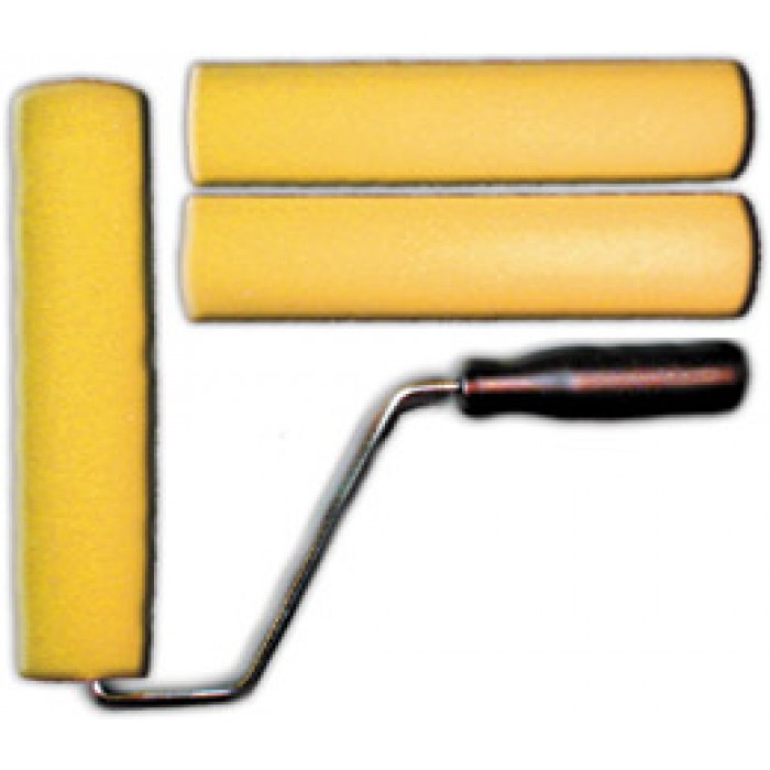 Валик FIT поролон желтый с ручкой 230мм+2 шубки фотография №1