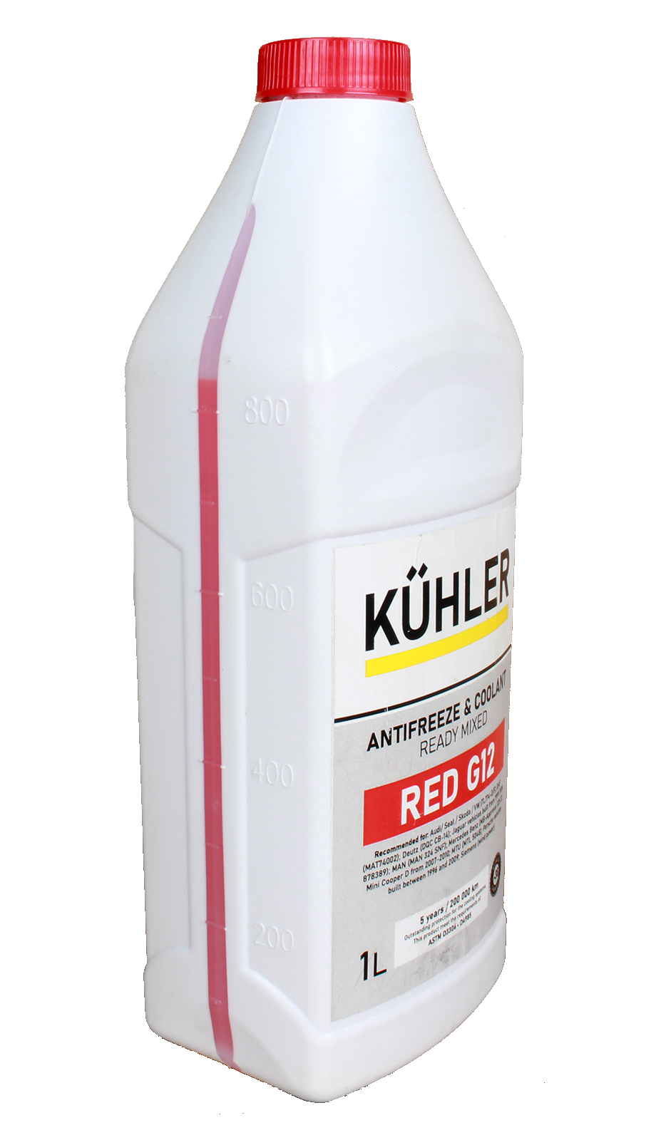 Антифриз G12 красный 1л KUHLER фотография №2