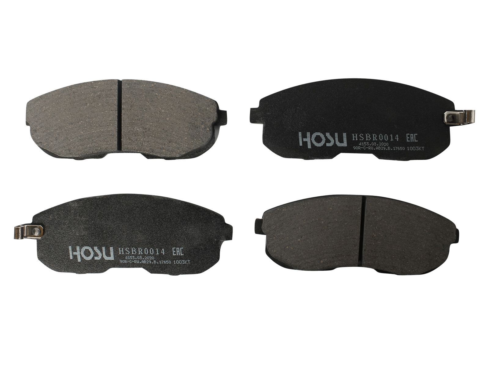 Колодки тормозные HOSU комплект HSBR0014 фотография №1