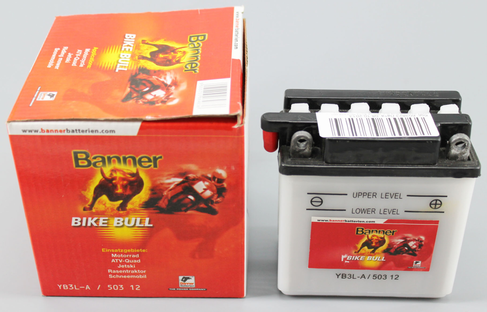 Аккумуляторная батарея BANNER Bike Bull YB3L-A 6СТ3 503 012 001 фотография №1