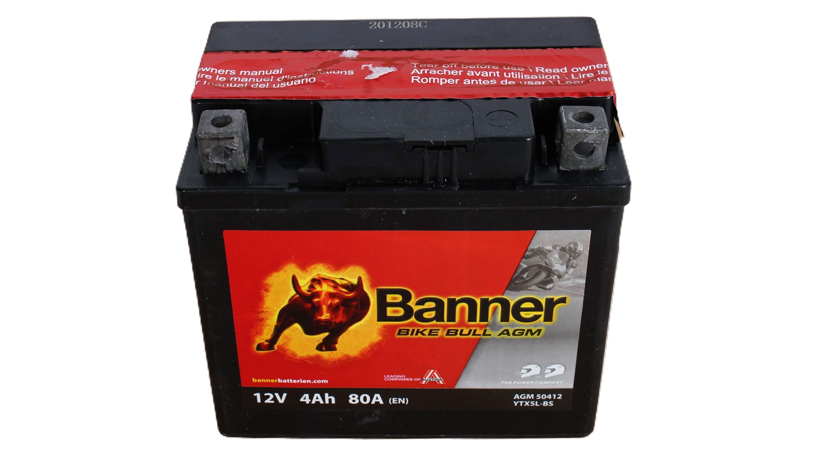 Аккумуляторная батарея BANNER Bike Bull YTX5L-BS 6СТ4 *504 012 003 фотография №2