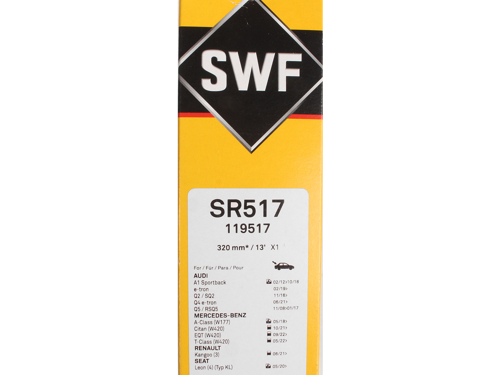 Щетка стеклоочистителя SWF 119517 задняя фотография №5
