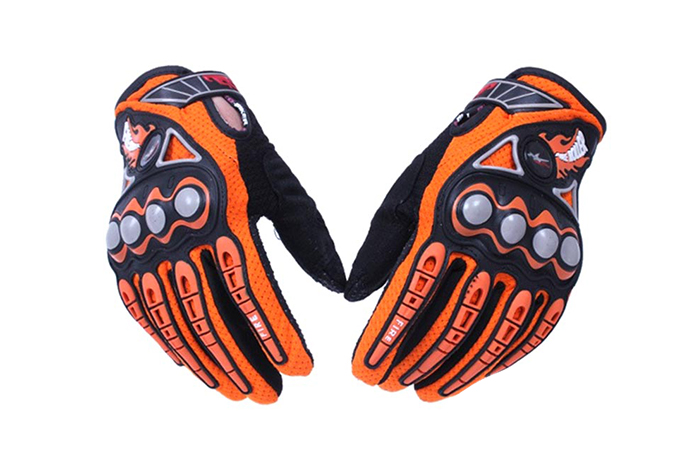 Перчатки защитные Pro-Biker MCS-23 оранжевые M фотография №1