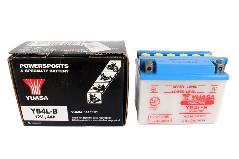 Мотоаккумулятор YUASA YB4L-B фотография №2