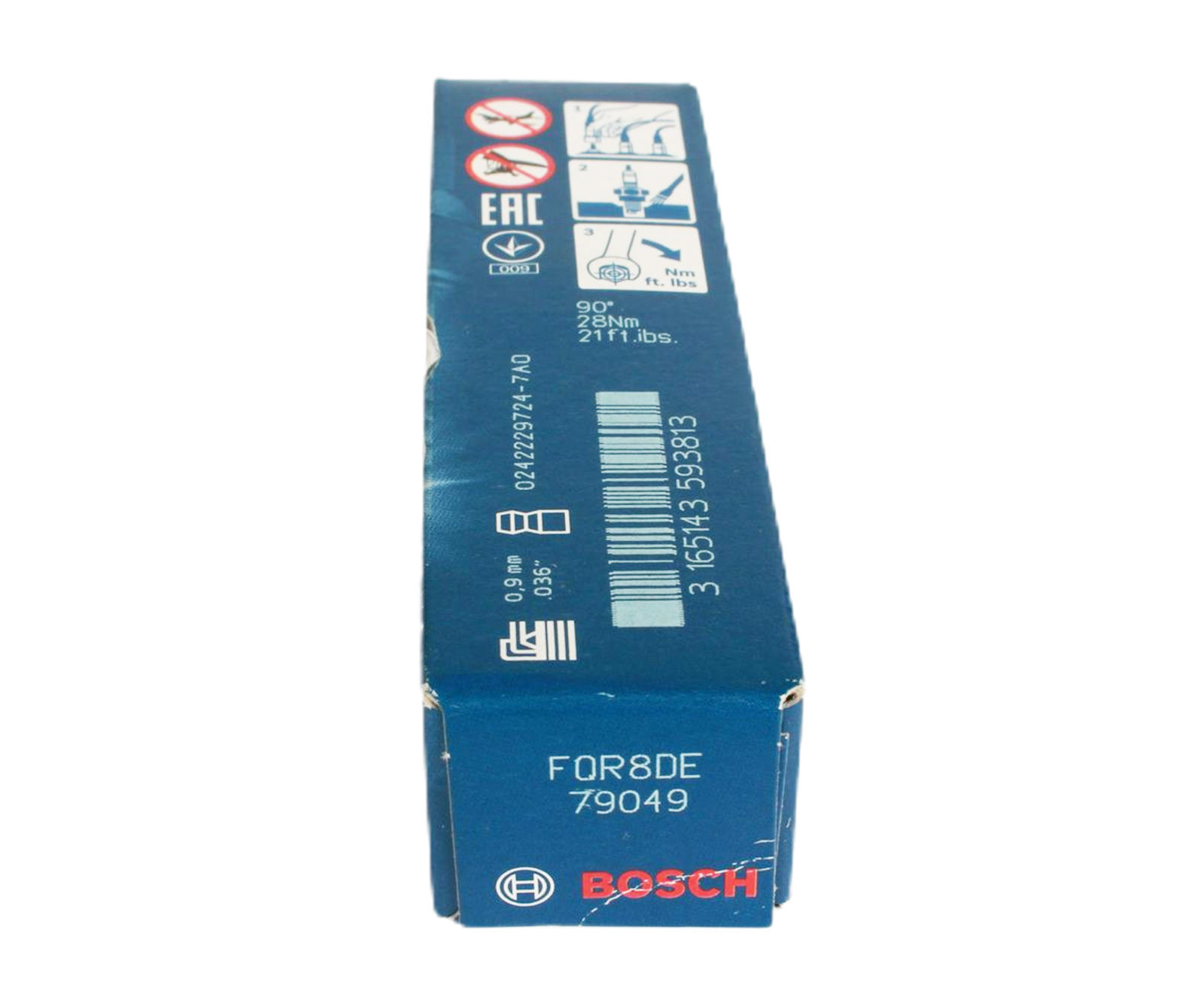 Свеча зажигания BOSCH 0242229724 фотография №2