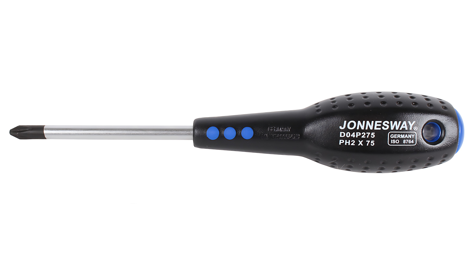 Отвертка JONNESWAY full star крестовая Ph2х75 мм фотография №1